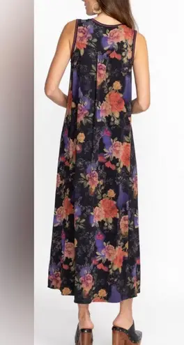 Johnny Was BOSSA NOVA V‑NECK MAXI DRESS XS