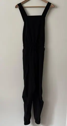 ALBION FIT Albion XS Tall Black Classic Overall Jumpsuit