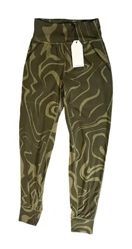 Universal Standard NWT Size 00-0 4XS Matcha Swirl Green Leggings Pockets - Image 1