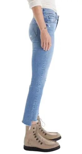 MOTHER The Insider Crop Step Fray Jeans – Thrilling Shots / Size 29 Blue