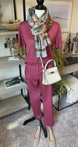 Max Mara weekend cropped cigarette pants size 10