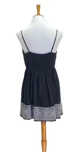 Three Pink Hearts Trixxi Women’s Boho Embroidered Dress Black Size M Coastal