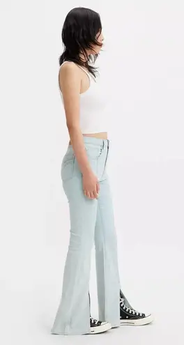 Levi's NEW Levi’s 726 High Rise Split Leg Flare Jeans Light Wash Womens Size 12