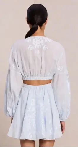 A.L.C. NEW NWT Irene Cutout Dress In Ice Water Blue