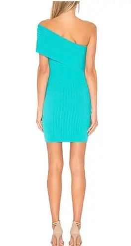 by the way. Revolve Teal Diana One Shoulder Mini Dress Sz.S