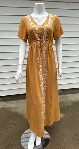 Yellow Maxi Sundress with V