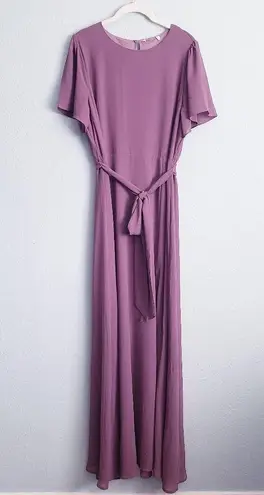 Baltic Born Vintage Plum Naomi Short Sleeve Maxi Dress