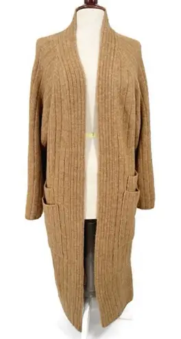 Revolve x LITA by Ciara Long Open Front Cardigan Tan NWOT XS