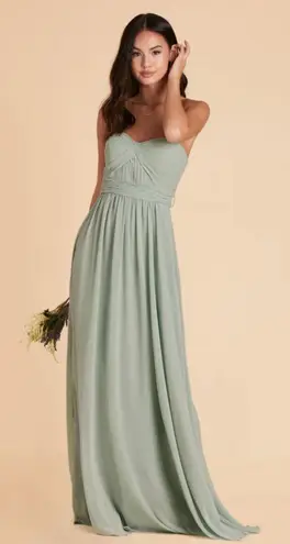 Birdy Grey NWT  Grace Sage Green Chiffon Convertible Bridesmaid Dress