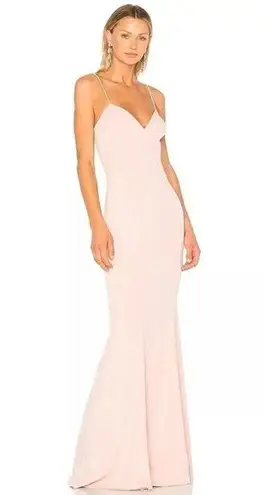 Katie May NEW- NWOT Luna Gown Dress 6 Dusty Rose Maxi Backless Formal