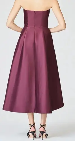 Sachin + Babi Shay Strapless Floral-Print Mikado Midi Dress sz 4 - Image 2