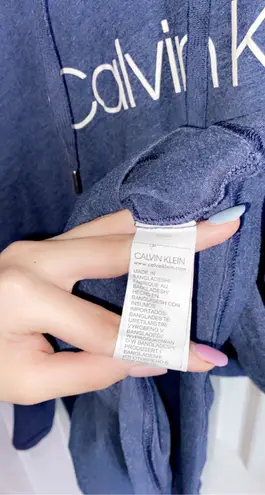 Calvin Klein CK Blue Hoodie Pullover