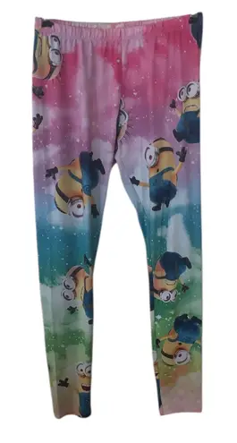 Despicable Me Minions Floating Leggings Rainbow Ombre