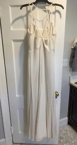 Hayley Paige Occasions Floor Length White Gown