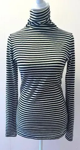 Club Monaco  Wool/Cashmere Striped Lightweight Turtleneck Size M