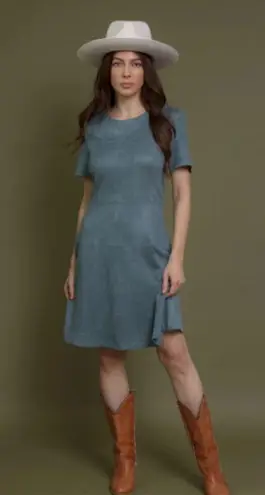 FATE. Carmella Faux Suede Dress