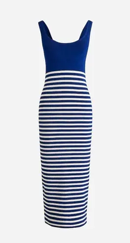 J.Crew NWOT  Cyan sweater-dress in stripe