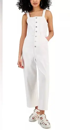 Tinseltown NWT Women’s Denim Ankle Cropped Full Length Overalls Jumpsuit Large