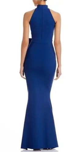 Chiara Boni La Petite Robe Gudrum Halter Ruffle Gown (Made in Italy) Size 16 NEW