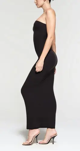 SKIMS FIT EVERYBODY TUBE DRESS, Black, Size Small, $80