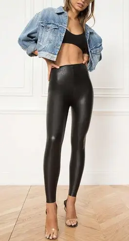 Commando Faux Leather Legging with Perfect Control XL NEW