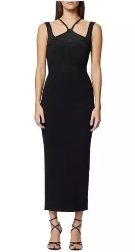 Herve Leger bandage midi dress