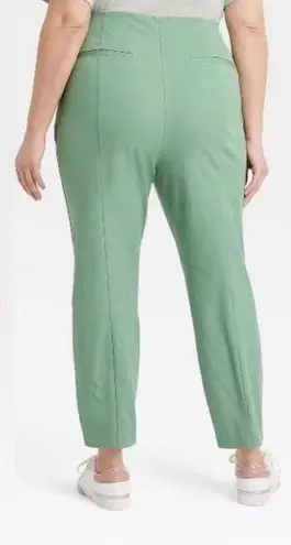 A New Day NWT  Stretch Cotton Skinny Ankle Pants (Light Green) - 18