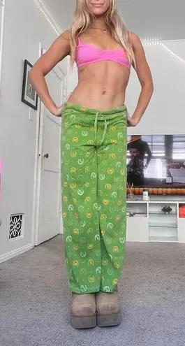 Baby Phat y2k vintage green wide leg sweatpants
