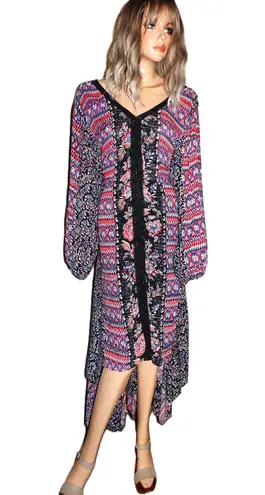 Vintage Nostalgia Boho High Lo Dress XL