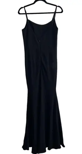 Dress the Population Jodi V Back Trumpet Hem Maxi Gown Black