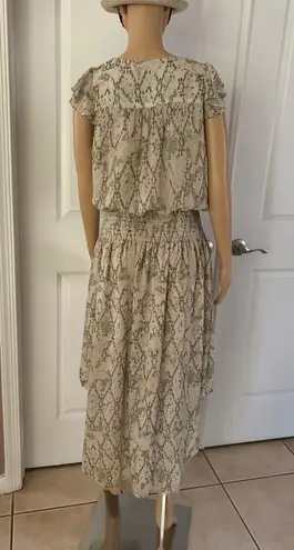 Ramy Brook Reina Snake Print Midi Dress