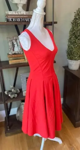 La Petite Robe di Chiara Boni Corie Dress Orange Womens Size 42 US 6