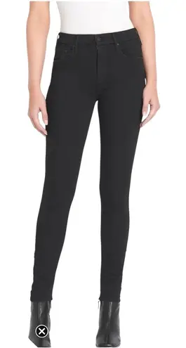 Mother Jeans Women 26 Black Not Guilty Wash The Looker Skinny Streetwear Goth