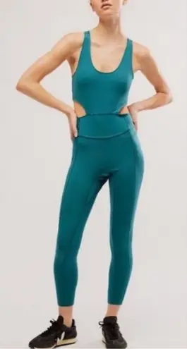 FREE PEOPLE MOVEMENT FP Movement Back It Up Jumpsuit In Green Size Small