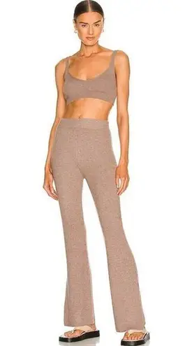 Le Ore Revolve 2 piece set: Lodi pointelle bra and Lodi pants new with tags XL Brown