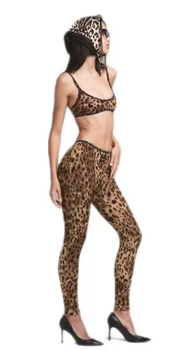 SKIMS leopard | Dolce & Gabbana x | cotton rib legging | limited edition