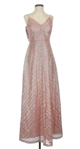 Weddington Way Florence Gown | Formal Wedding Guest | Blush Pink Sparkle| Size 2