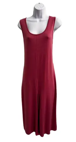 Pink Sleeveless Wide Leg Keyhole Back Jumpsuit Womens Medium Everyday Vacation