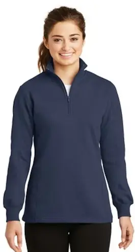 Renwick 1/4 Zip Navy Golf Pullover Size Small Blue