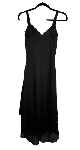 Ruby Rox Vintage Black Babydoll Midi Dress Size M Y2K Fairy Grunge Goth Cocktail