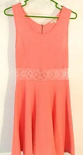 Love Fire Y2K Lace Waist Dress – Size M – Sleeveless, Zipper Back, Defined Waist