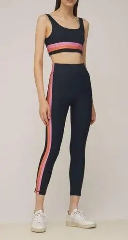 THE UPSIDE Jewel Col Block Midi Legging Pant in Navy Blue Size 10