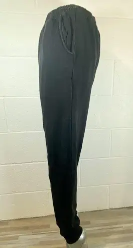 OTL Slightly Distressed Wash Black Baggy Joggers Size L