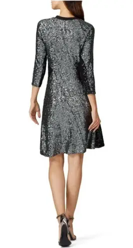 Koche Football Sequin Tee Shirt Dress Women’s 38 / US 6 Glam Sparkle Rocker RtR Silver