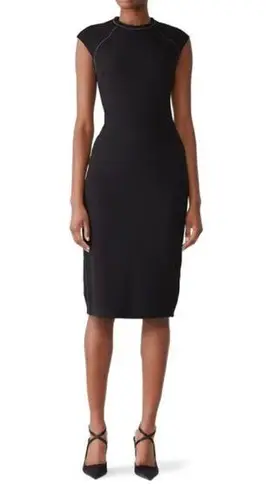 Rachel Roy Collection Black Topstitch Sheath Dress Size XL $139