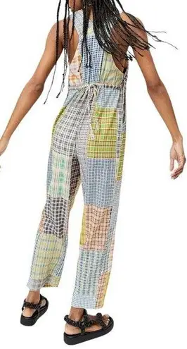 Urban Outfitters  Nikki Patchwork Dungarees Overalls Size XS - Image 2