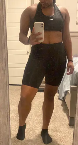 Baleaf Black Mid-Rise Size Small Biker Shorts With Pockets