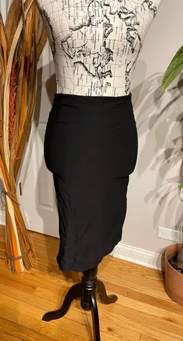 Vintage Y2k pencil fit bodice knee zip stretch