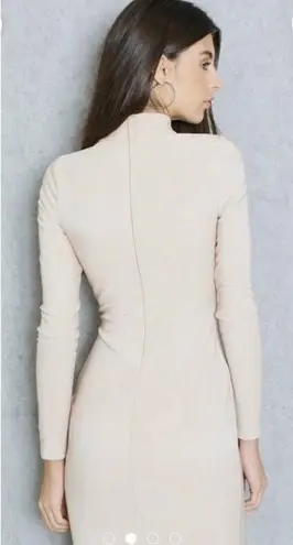 Rare London New High Neck Cut Cut Out Dress Sz L