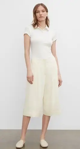 Club Monaco NWT Soft Culotte Pant High Rise Yellow SZ-6